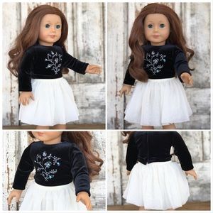 American Girl ‘Winter Magic’ Top and Skirt